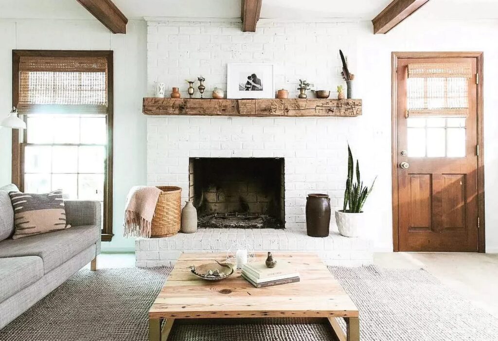 CDA Wood mantel