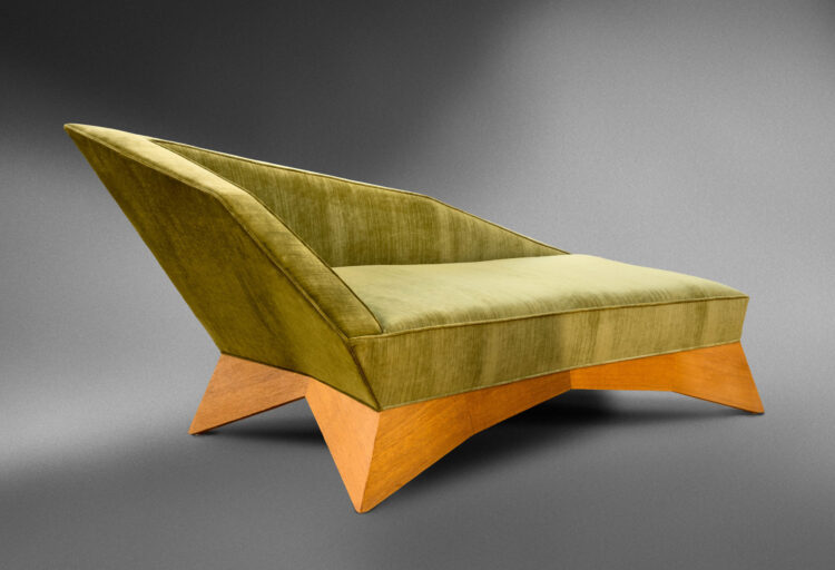 Cubist Chaise Longue front