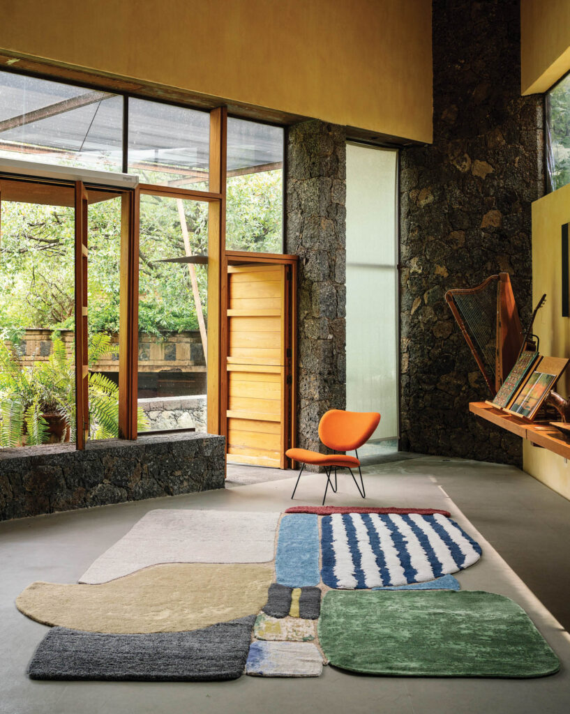 Corazones area rug