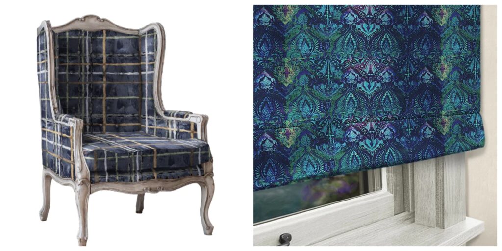 Plaidish and Neela fabrics