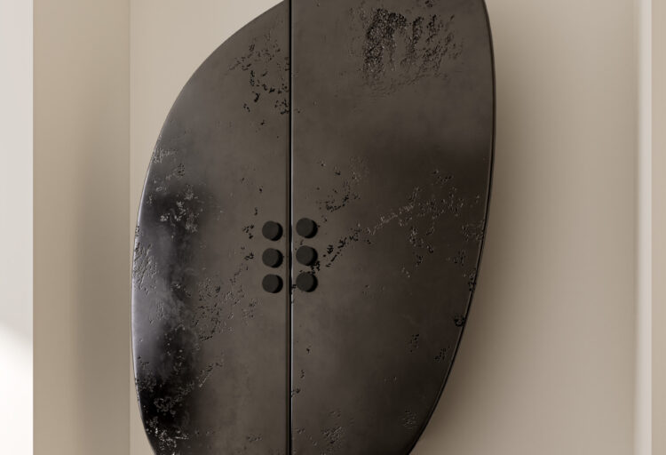 Black Pearl cabinet front view