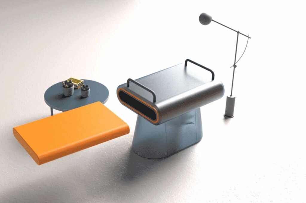 Ringos chair transforming into two chairs