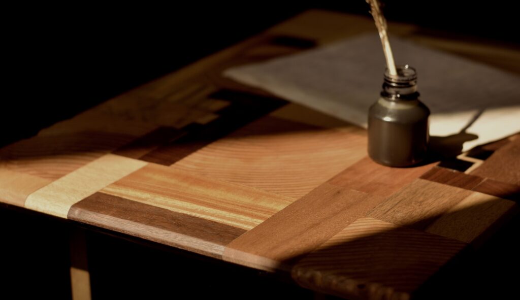 Wudu close-in with ink pot and paper
