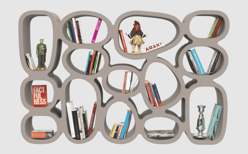 Koibuchi Bookcase in Dove Grey