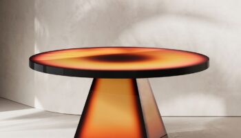At Design Miami: Nick Thomm's Pyramid Table