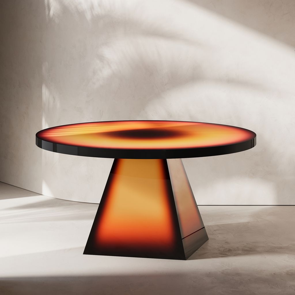 At Design Miami: Nick Thomm’s Pyramid Table