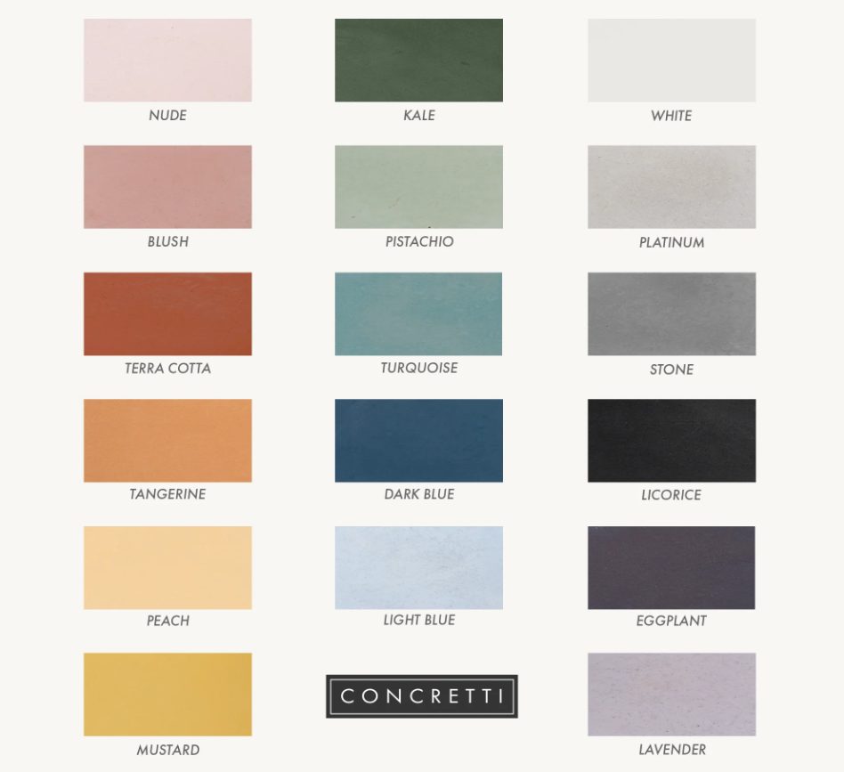 Concretti colors