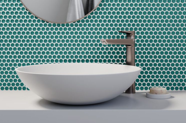 Penny Rounds Glass tile