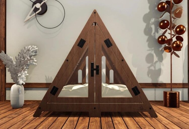 A-Frame dog crate