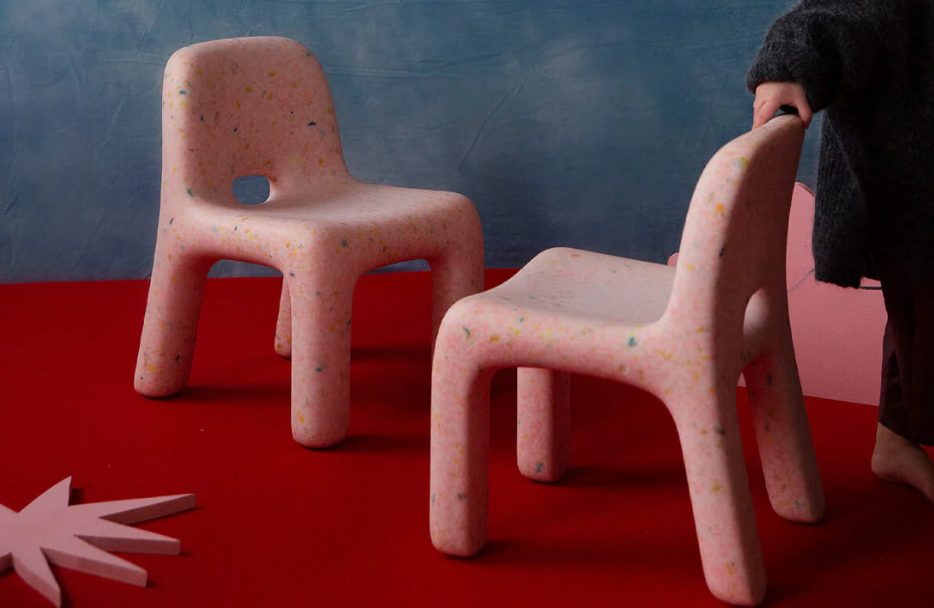 Charlie Chair Ultra Pink by ecoBIRDY Charlie Chair Ultra Pink by ecoBIRDY