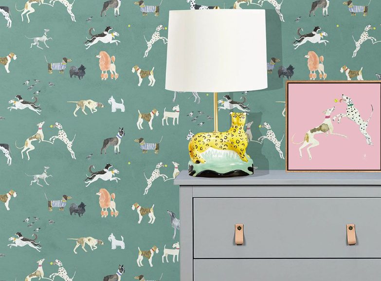 Doggies Wallpaper by Milton & King