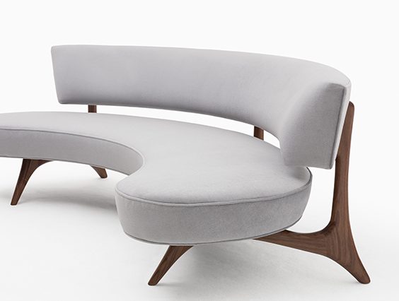Floating Curved Sofa
