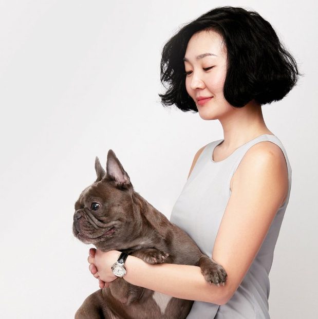 Jay Sae Jung Oh with Boo