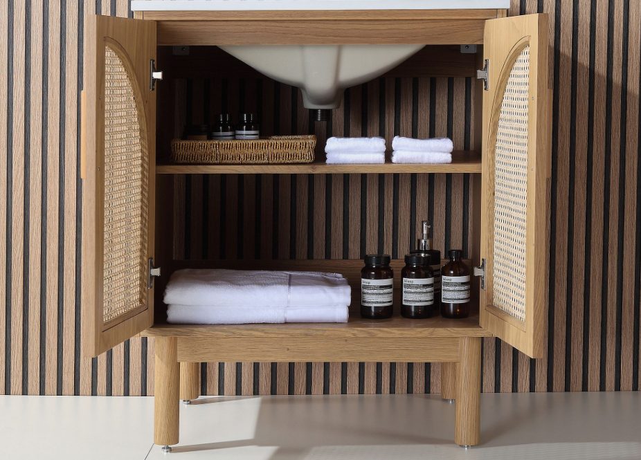 Medina Single Vanity open