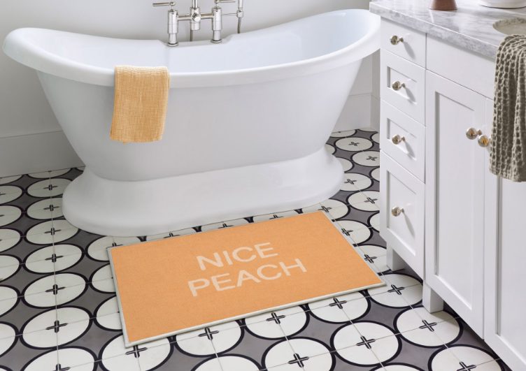 Ruggable Peach Fuzz bath mat