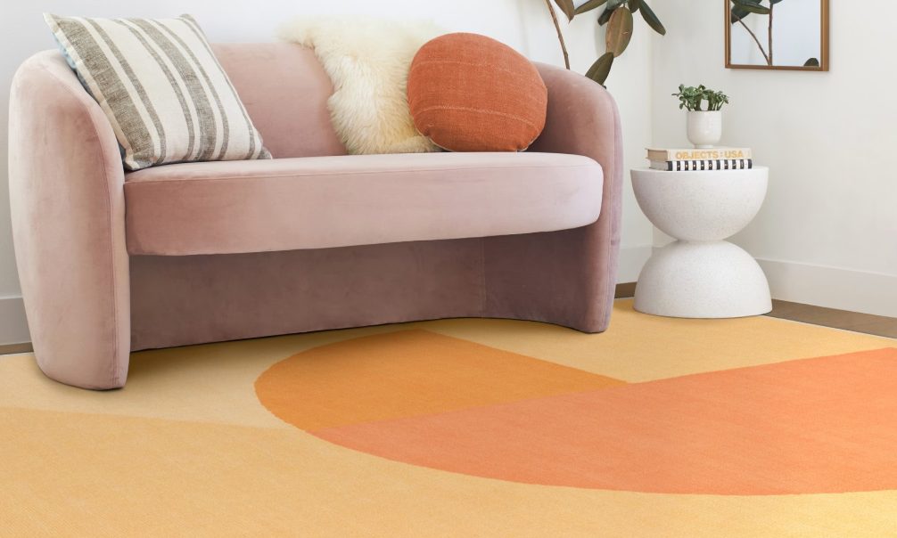 Ruggable and Pantone Peach Fuzz Collab Ruggable and Pantone Peach Fuzz Collab