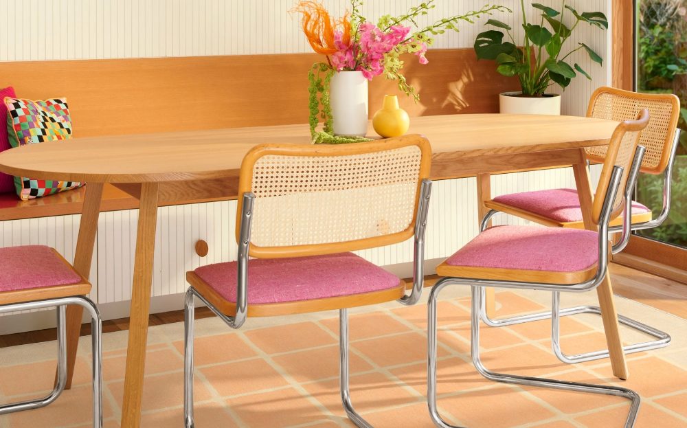 Ruggable Peach Fuzz Neutral Grid Play Rug