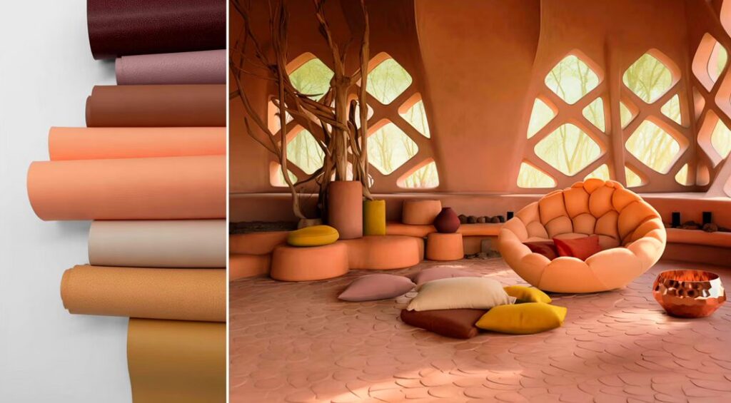 Warm and inviting colors of Sanctuary Palette in situ