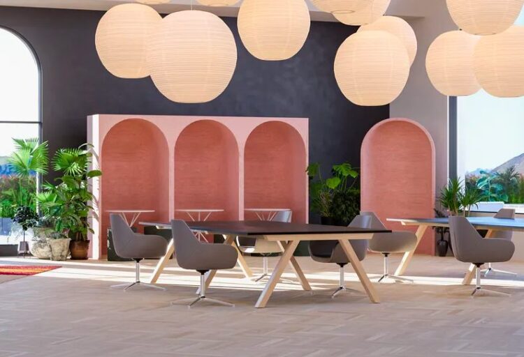 Aeonica in blush color in situ