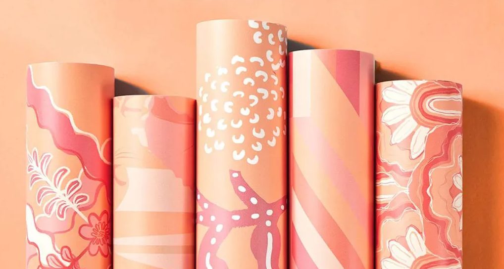Spoonflower wallpaper rolls