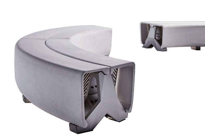 Typology Ribbon Bench