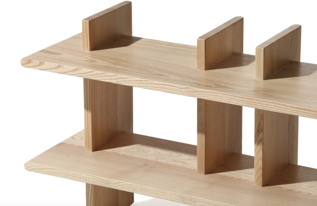 Front view bookcase