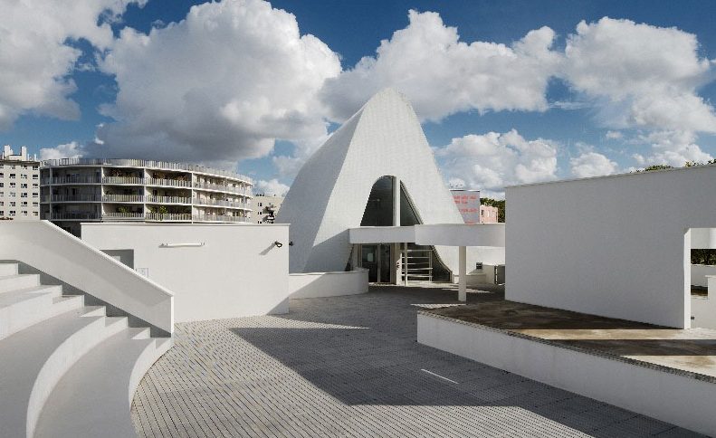 Nelson Mandela Cultural Center Pantin roof