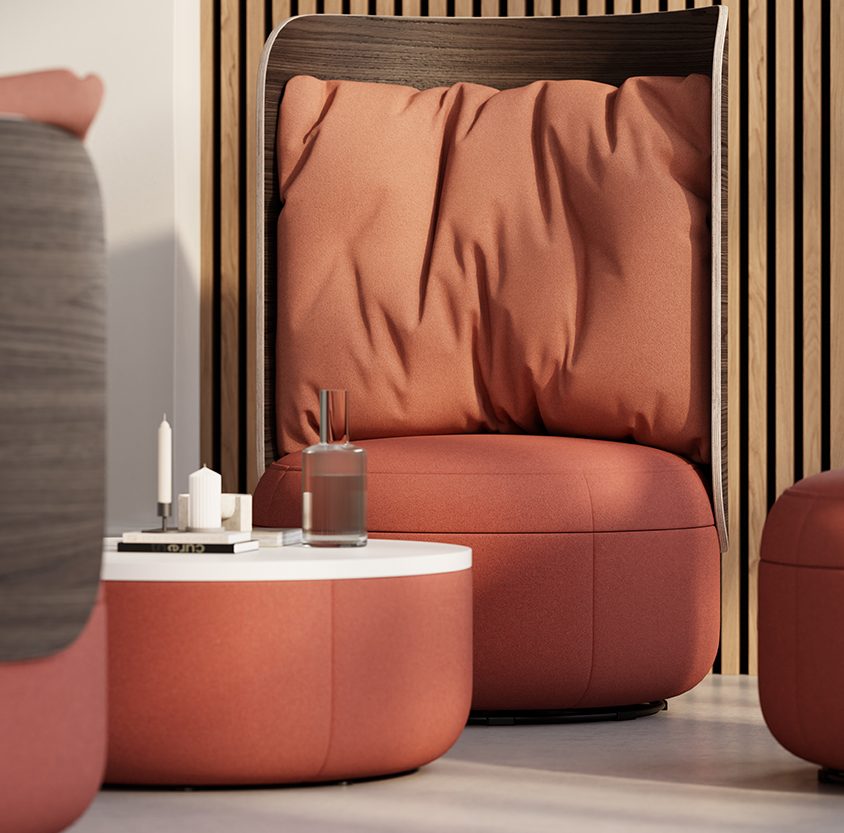 Dotti High Back Lounge