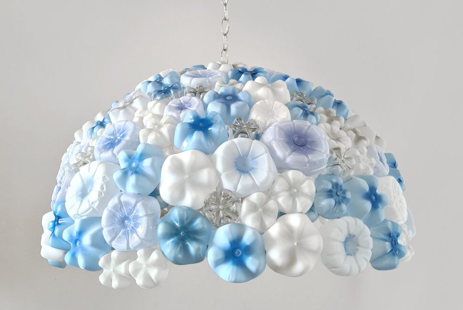 Flower Power: Ella Plastic Bottle Chandelier by Sarah Turner Flower Power: Ella Plastic Bottle Chandelier by Sarah Turner