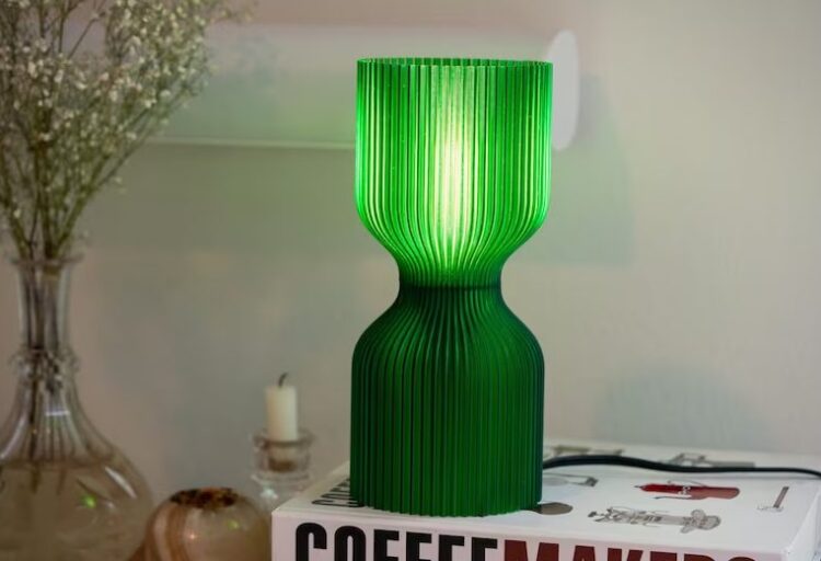 Green Eco-Friendly 3D Table Lamp