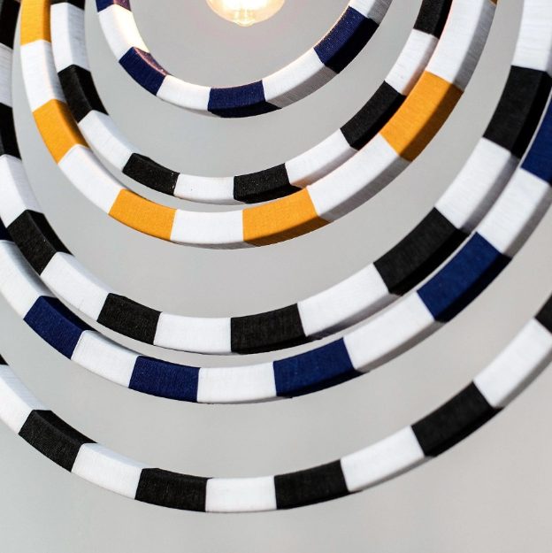 Ndebele woven lamp