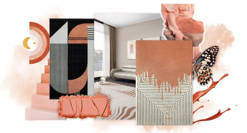 Peach Underfoot by Rug’Society