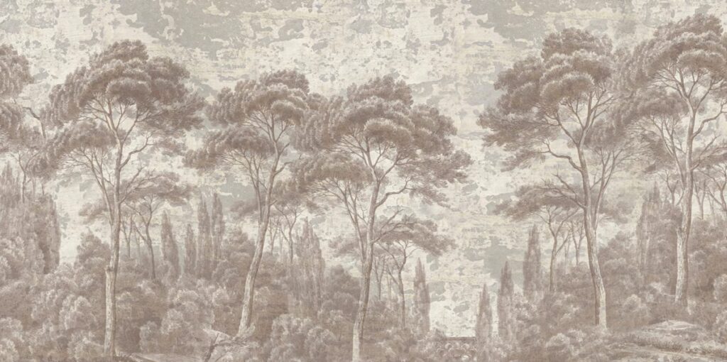 Another gray variation of Pins et cyprès (Pines & Cypress) From Ananbô