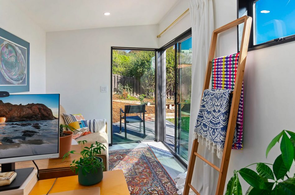 The light and airy inside of an Accessory Dwelling Unit