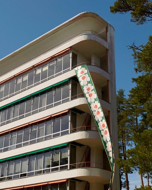 Unikko design 60th anniversary banner