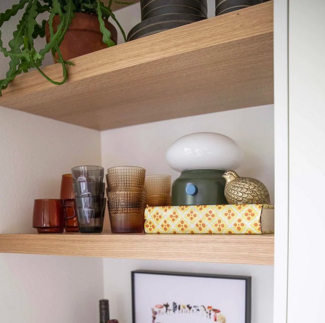 Teig Lamp in situ