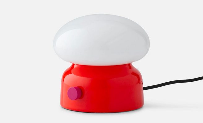 Teig Lamp in Persimmon-Gloss