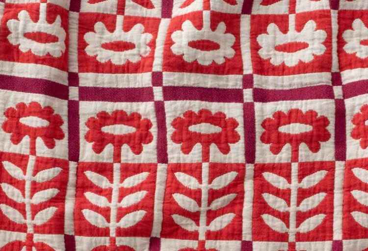 Stillwater Floral Quilt detail