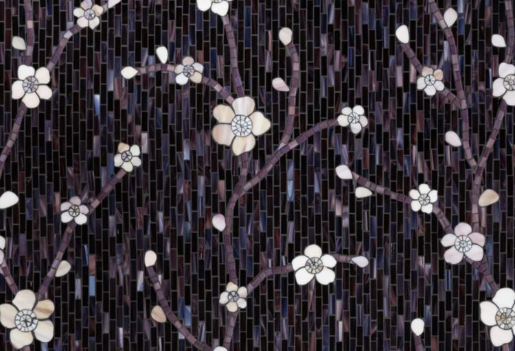 Dark Cherry mosaic