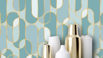 Deco Ovals Wallpaper by Artemest