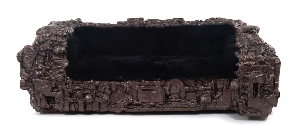 Galactica sofa with a futuristic Star Wars type aesthetic