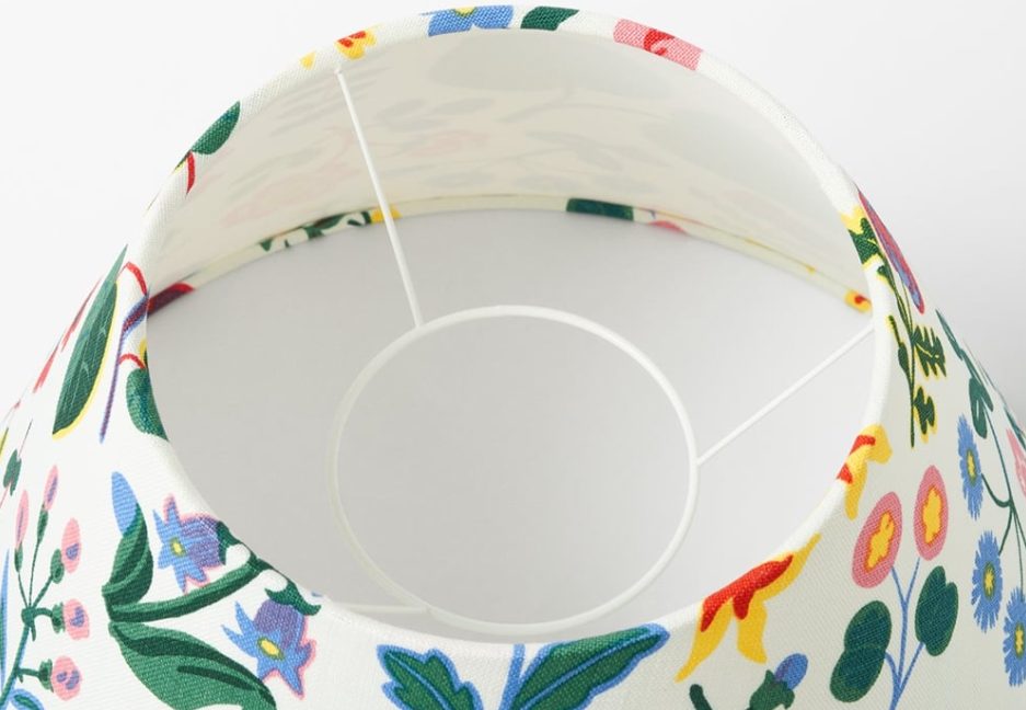 Mille Fleurs lampshade detail
