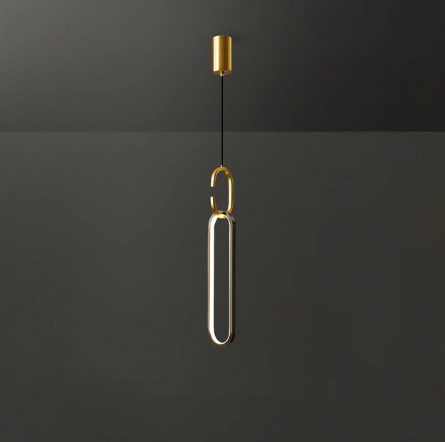 Hook Oval Rings Pendant Light