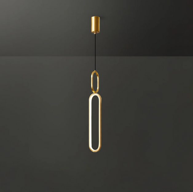 Double oval Oval Rings Pendant Light