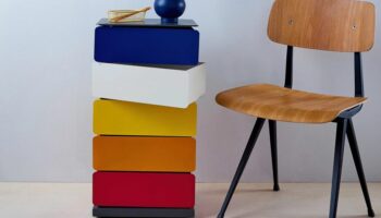 5-Drawer Pivot Cabinet by MoMa Design Store