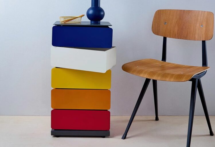 5-Drawer Pivot Cabinet