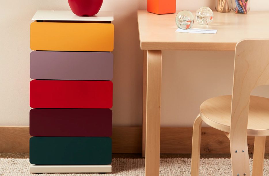 5-Drawer Pivot Cabinet