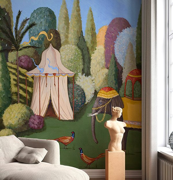 elephant wallpaper for Nevskaya Gallery
