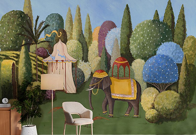 Fantastic Flora & Fauna: Wallpaper Murals by Anastasia Salem