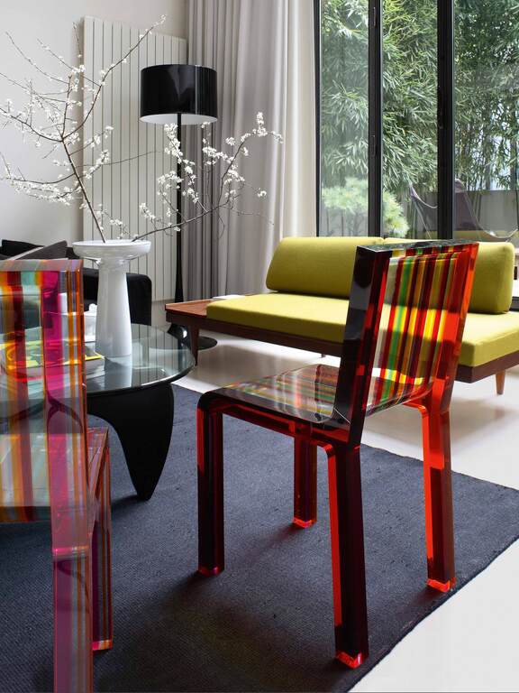Rainbow Chair in situ